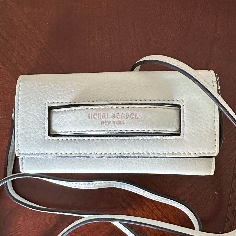 Henri Bendel Lightest of Blue Mini Crossbody Bag or Wallet in VGUC